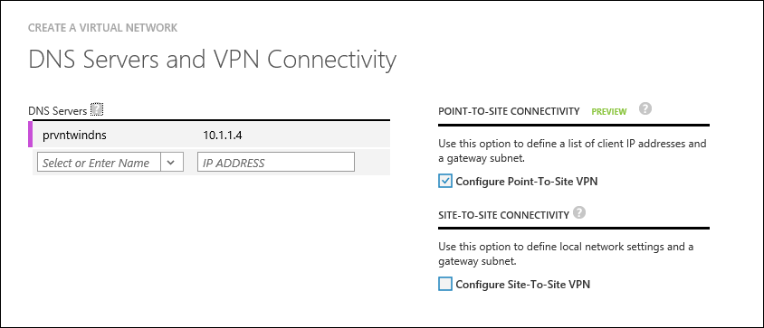 Define your DNS