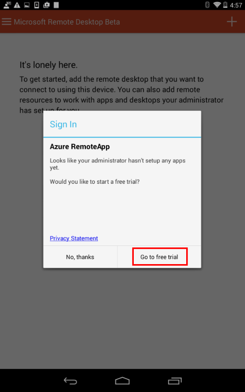 Demo feed prompt