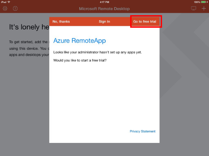 Demo feed prompt