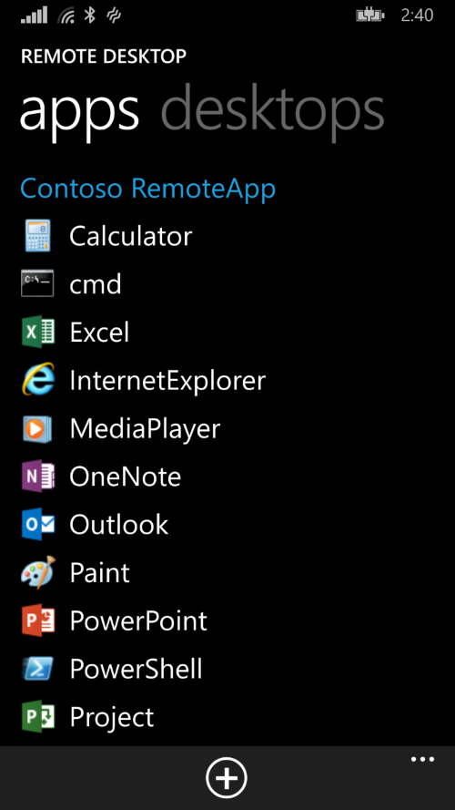 Connection Center with a feed